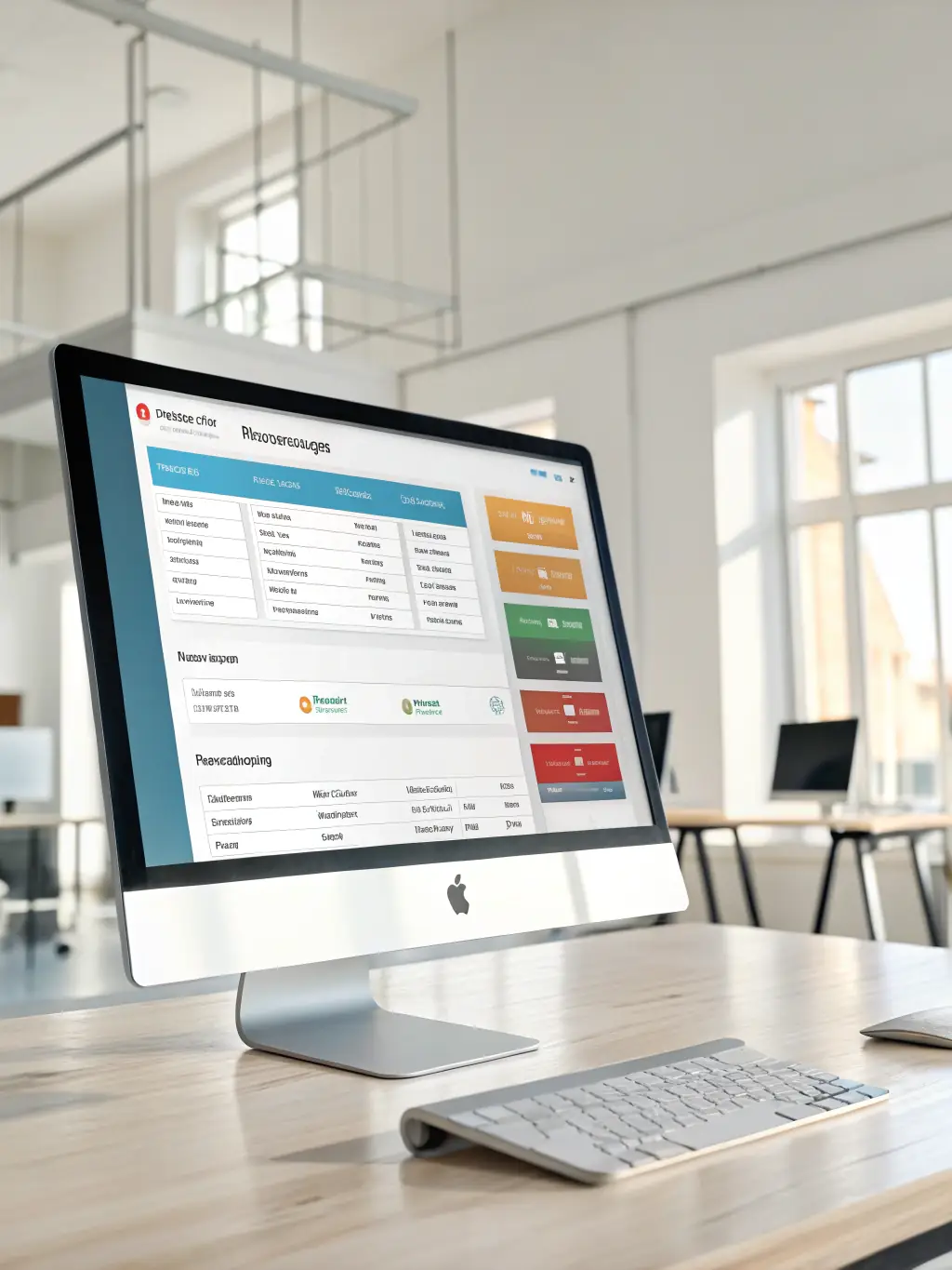 A clean, modern interface of Ecliptix's Smart Inventory Management software, displayed on a tablet in a retail setting. The screen shows real-time stock levels and automated reordering suggestions.